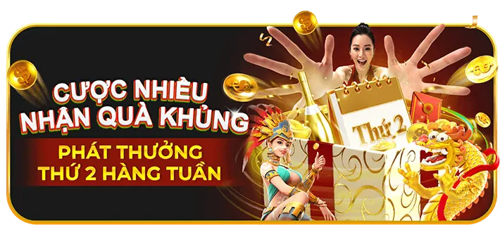 Thưởng nạp lại hàng tuần 188v nhà cái